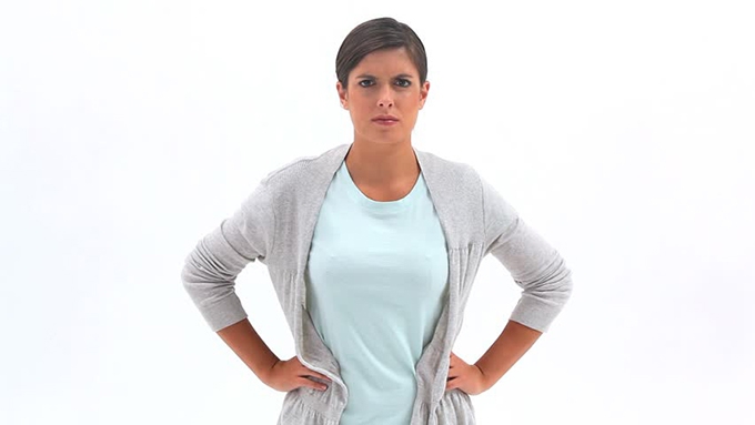 Working with literatures? take a hands on hips stance