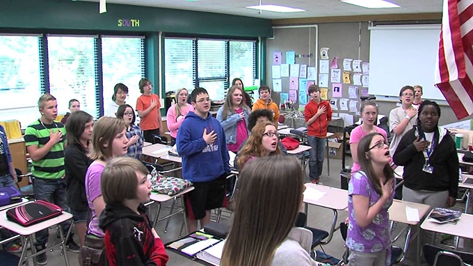 Battles over patriotism, Pledge of Allegiance in schools span a century