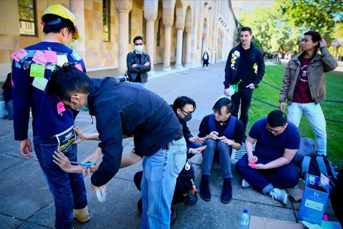 Australian Universities as battleground for HK protests