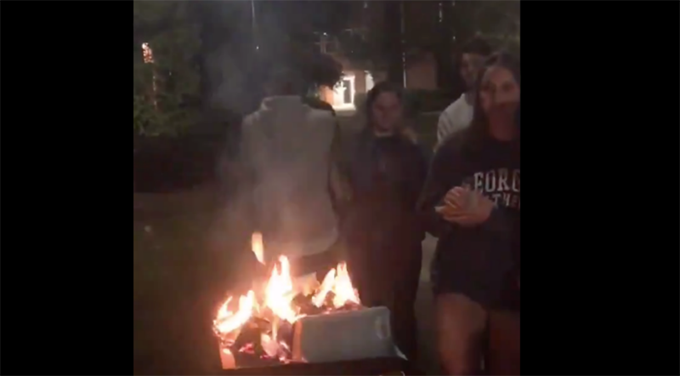 Students protest anti-white racism…finally