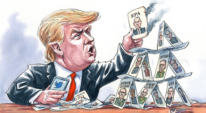 ‘Slow-minded and bewildered’: Donald Trump builds barriers to peace and prosperity