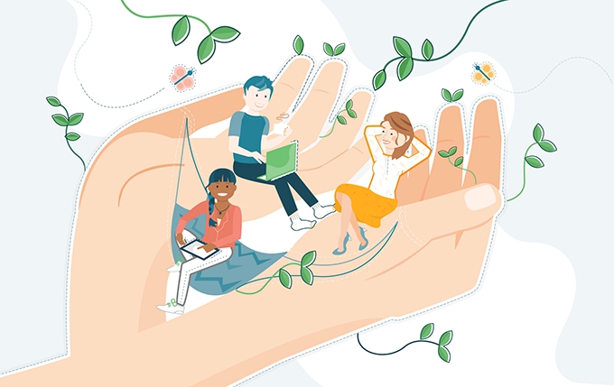 Climbing out of the rabbit hole and building well-being