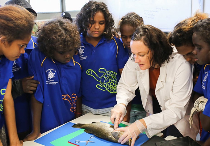 School of fish: how we involved Indigenous students in our investigation of a 65,000-year-old site