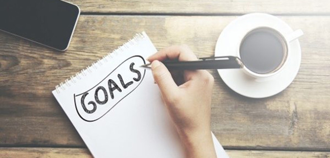 Setting writing goals and targets