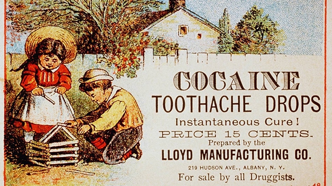When heroin and cocaine were seen as 