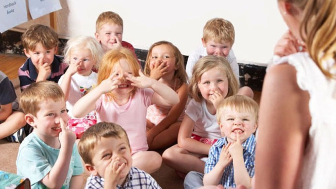 Why do we learn nursery rhymes in kindergarten?
