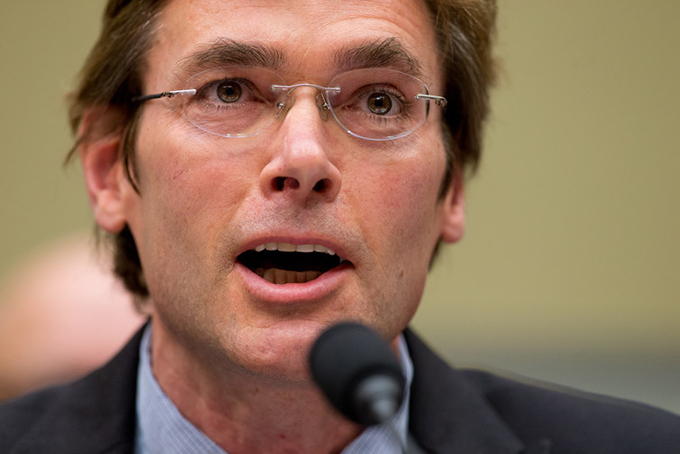 Marc Edwards testifying before Congress about the situation in Flint. AP Photo/Andrew Harnik