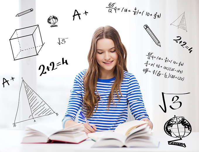 teen-studying