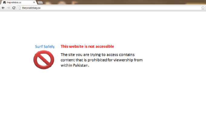 Blocked message from 2013 in Pakistan. Wiki.0hlic/Wikimedia